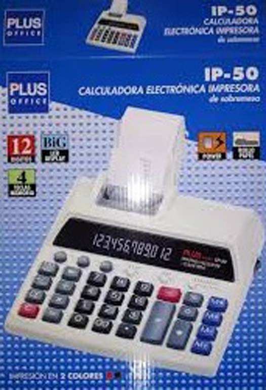 CALCULADORA PLUS SOBREMES.IP50